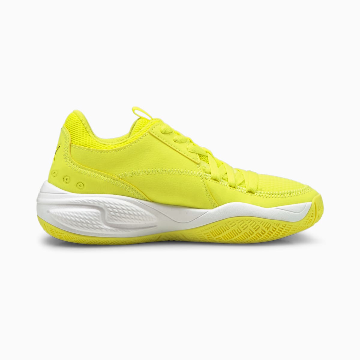 Tenis De Básquetbol Puma En Oferta - Court Rider I Basketball JR Niña  Amarillos/Blancos