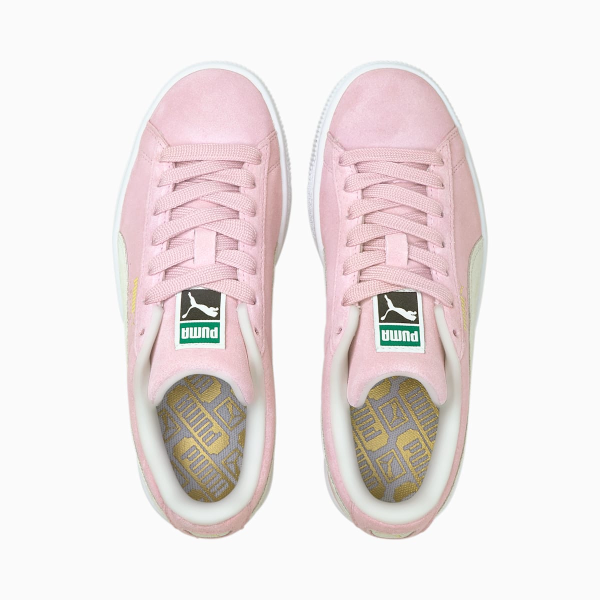 Tenis puma rosa clearance blanco